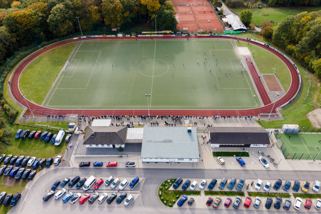 Waldstadion aus der Luft